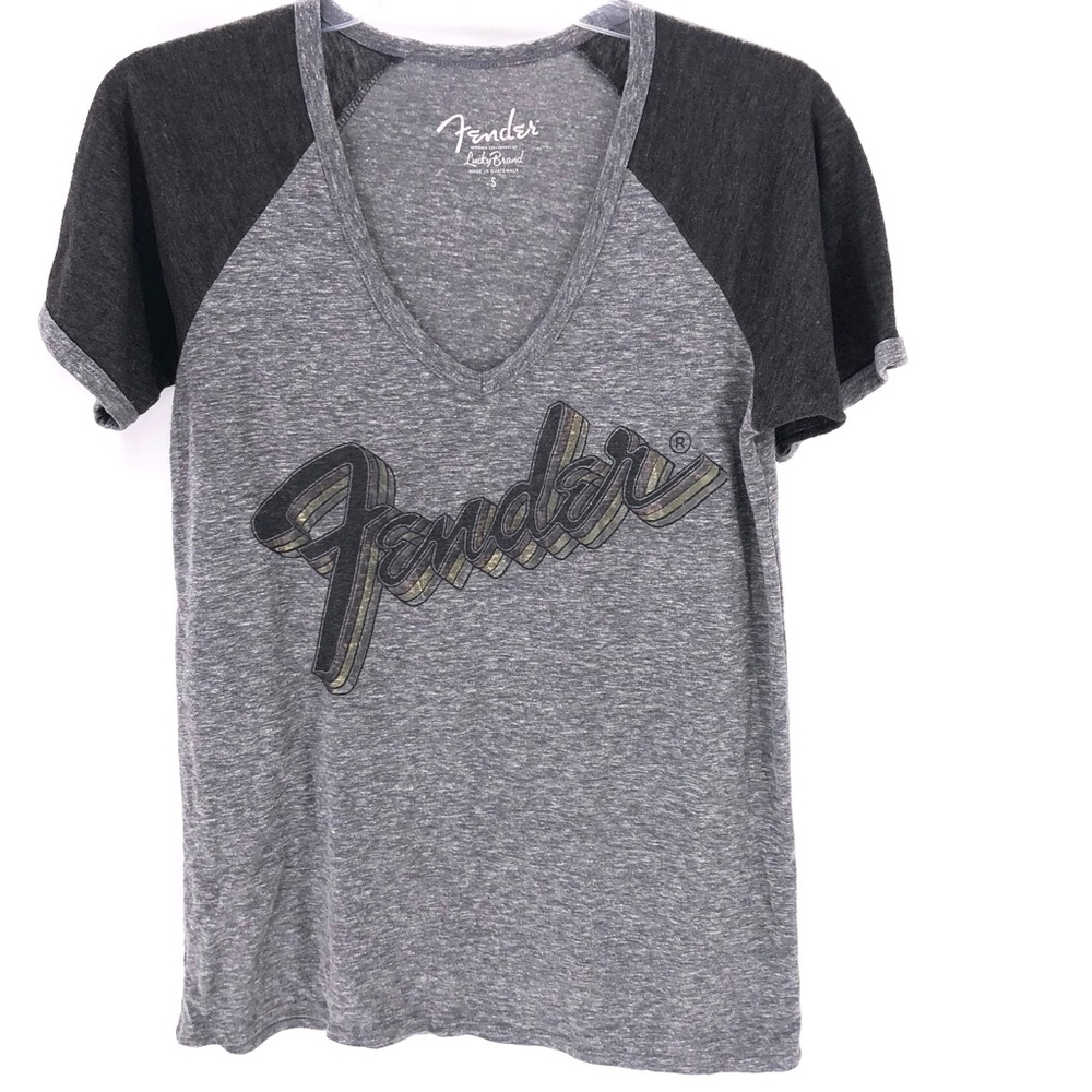 Fender V-neck short sleeve T-shirt